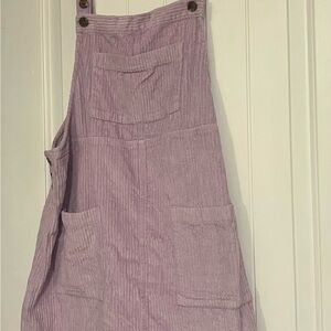 Purple Corduroy Overalls